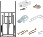 Seinale paigaldatud laud Slide Rail peidetud tarvikud kokkupandavate laudade multifunktsionaalne tabel terasraam kodukontorile