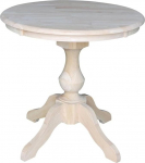 International Concepts 30" &uuml;mmargune laud, 29" k&otilde;rge, v&auml;rvimata