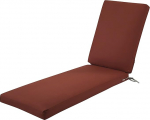 CLASSIC ACCESSORIES Ravenna veekindel terrassipadi 72" x 21" x 3" Patio Chaise Lounge Spice Patio Cushion jaoks