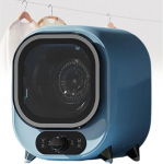 Kondensaatoriga riidekuivatusmasin, 5kg v&otilde;imsus, kuum ja k&uuml;lm &otilde;hk, 3D-kuivatus, t&ouml;&ouml;laua- v&otilde;i seinakinnitus, ruumi s&auml;&auml;stev disain, 0-200 minuti taimer.