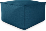 Deshome - Pouf tool 80 x 80 x 50 cm eemaldatava padjaga sise- ja v&auml;litingimustes kasutamiseks: istmepouf disain diivanile, elutuppa, magamistuppa, helesinine pouf