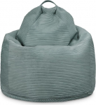 Ehrenkind XXL Corduroy Bean Bag | Ca. 140-190 cm k&otilde;rgusele | Mugav ja ergonoomiline | Pehme eemaldatav n&ouml;&ouml;rkate | Teal Green