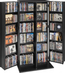 VEVOR DVD kapp 24 kambriga, meedia hoiukapp, seisev kapp, 610 x 368 x 1270 mm, ruumi s&auml;&auml;stev CD kapp CD-de, DVD-de, raamatute, m&auml;nguketaste jaoks, elutuba, kodukontor, salvestamine