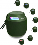 Pro Portable Bluetooth Speaker Small, 10 W LED Small Music Box, IP66 Bluetooth-k&otilde;lar veekindel, 10 H m&auml;nguaeg, BT5.3, TWS sidumine, v&auml;ljas, rannas, peol, reisil kasutamiseks