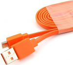 FEIYIU USB Micro kiirlaadimiskaabel, mis &uuml;hildub JBL Flip 2 Flip 3 Flip 4 traadita Bluetooth k&otilde;larite ja k&otilde;rvaklappidega (1 m - oranž)