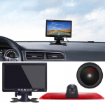 HD 1280 x 720P auto tahavaate kaamera 3. piduritulega piduritule veekindel &ouml;ise n&auml;gemise tagantj&auml;rgi kaamera + 7-tollise LCD monitori asendamine Ford Transit Tourneo Custom Jumbo Box V363 F150 F250 jaoks