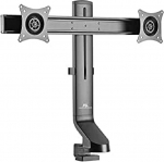 Maclean MC-854 2-Way Monitor Mount Desk Mount koos arvuti lauapealse kinnitusega 17 kuni 27 tolli VESA 75 x 75 100 x 100 kuni 8 kg (2 monitorile)