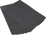 Tnfeeon Tischset-Set, K&uuml;sten-Stil, Kunstleder-Tischsets, Wasserabweisende Oberfl&auml;che, Abwischbar, Versch&uuml;ttet Fl&uuml;ssigkeiten, Hitzeschutz Bis zu 176 Grad Fahrenheit, 43,2 X 30,5 cm, f&uuml;r Drinnen und