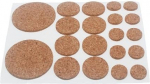 10 x Sheets Cork Protection Pads Various Sizes (20 Per Sheet)