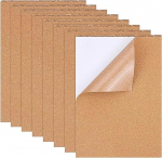8 tk 30x21cm isekleepuvad korgilehed, 1mm paksud ristk&uuml;likukujulised A4 isoleerivad korgiplaadid korgiga taustaplaadid rannahoidjate seina kaunistamiseks