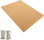 Angoily Cork Board Mesh Macrame Board - Kootud k&ouml;ie Craft Board koos T projektidega