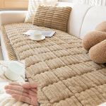 Pehme flanellkate Hingav mittelibisev diivanikate koertele Pesitav kohev Lemmikloomade diivanikatted Diivanipadjakatted Diivan Blanket Koeravoodimatt Kaitsja (pruun, 60x150cm)