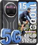 OUKITEL WP55 Pro 5G Android 15 v&auml;ljas mobiiltelefon - 48GB + 512GB (2TB) 108MP + 32MP + 8MP &ouml;&ouml;vaatluskaamera 11000mAh/33W v&auml;ljas nutitelefon 6,6-tolline FHD + 120Hz ehitusplatsil mobiiltelefon Dual