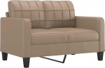Rantry 2-kohaline diivan Faux Leather Cappuccino 120cm
