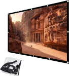 Leinwand Beamer 100 Zoll, 16:9 HD Faltbare Projektionsfl&auml;che 221x125cm, Tragbarer Projector Screen f&uuml;r Heimkino, Tagungsraum & Hochzeiten