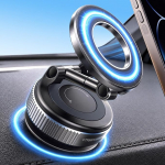 Handyhalterung Auto Magnet f&uuml;r Magsafe Autohalterung mit Vakuum Saugnapf N55 Magneten 360&deg; Drehbar, Magnetische KFZ Handy Halterung f&uuml;rs Auto Kompatibel mit iPhone Samsung Allen Handys