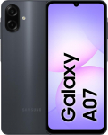 Samsung Galaxy A07 LTE, nutitelefon Android, 128 Go de Stockage, 4 Go de RAM, Noir, 6 mises &agrave; Niveau du syst&egrave;me d'exploitation, Grand Ecran, processeur 6 nm (Version &Eacute;mirats Arabes Unis)