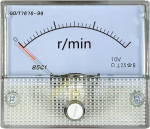 IndusTradCorp 85C1 DC 10v Drehzahlmesser 15rpm 50rpm 300rpm 500rpm Messger&auml;t Messger&auml;t Messger&auml;t 5v Voltmeter Drehzahlmesser(20r-min 10V)