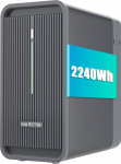 Uuendatud r&otilde;duelektrijaam m&auml;luga B2500, Marstek 2240 Wh LiFePO4 aku 6000 laadimists&uuml;klit, 1600 W Max. 1600 W PV sisend ja 800 W v&auml;ljund, laiendatav kuni 8960 Wh, IP65 veekindel ja