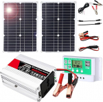 600 W Solarstromsystem f&uuml;r Wohnmobile, Vans und Schifffahrzeuge: 50 A Controller und 18 V monokristalline paneel (50 W)