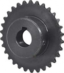 Rollenketten-Ritzel, Rollenkettenrad Nr. 25, 30 Z&auml;hne, 1/4 Zoll Teilung, Stahl, 6&ndash;20 mm Bohrung, mit Stellschrauben, mehrere Gr&ouml;&szlig;en(Bore: 10mm)