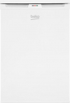 Beko FSE1074N B100 Tabletop Freezer, 95 L Freezer, Standing Freezer, MinFrost Minimal Ice, 37 dB, White