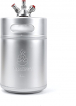 Mini 304 Stainless Steel Keg Growler (5L Standard Silver with Spear)