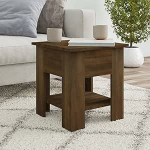 Natulvd v&auml;ike ruudukujuline kohvilaud koos hoiuruumiga, rustikaalne kesklaud elutuppa, avatud 2-korruselise riiuliga k&uuml;ljelaud, ruumi s&auml;&auml;stev teelaud magamistuppa, kodukontorisse -