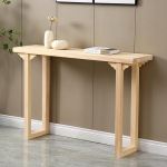 Puidust konsoollaud, koridoririiul, kitsas, paksendatud jalgadega, stabiilne ja k&otilde;ikumisvaba, koridoridesse, elutuppa, akendesse, kontoritesse (100 x 30 x 80 cm / 39 x 12 x 31 tolli)