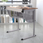 Flash Furniture reguleeritav joonistus- ja joonistuslaud tina raamiga, metallist kirss, 125,73 x 74,93 x 11,43 cm
