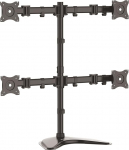 StarTech.com neljakordne monitorihoidja - p&ouml;&ouml;rlev - reguleeritav 4 monitori statiiv - VESA monitoridele kuni 27 tolli (8 kg)