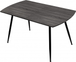 TRISENS Sabina s&ouml;&ouml;gilaud pikendatav 140-180 x 80 cm 6-10 inimesele K&ouml;&ouml;gilaud metallist raamiga k&ouml;&ouml;ki, s&ouml;&ouml;gituppa, puidu v&auml;limusega, v&auml;rv: V&auml;rvi: tumehall