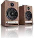 Audioengine HD4 juhtmevabad Bluetooth-k&otilde;larid - arvutimonitori k&otilde;larid ja kodumuusika s&uuml;steem aptX Bluetoothiga | 120W v&otilde;imsusega riiulik&otilde;larid koos AUX-heliga - ehtne p&auml;hklipuu vineeriga