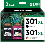 INK E-SALE 301XL printerikassetid Multipack asenduskassetid HP 301 printerikassettidele must v&auml;rv Envy 4500 5530 4504 4502 DeskJet 2540 1510 1000 1050 2050 2544 3050 1010 2549 OfficeJet 2622 0