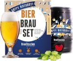 Brauf&auml;sschen Beer Brewing Set for Brewing Yourself, Birthday Beer in 5L Barrel, Delicious Beer Brewed in 7 Days, Perfect Men's Gift
