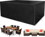 Funshot Cover Garden Furniture Winterproof, Waterproof, 300 x 200 x 90 cm, 420D Oxford Fabric, Garden Table Cover for Garden Furniture, Lounge Furniture, Protective Cover, Garden Furniture, Anti-UV,