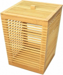 Woodquail Natural Bamboo Office Bathroom Waste Paper Bin