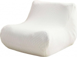 ZRCYXDW 1 Seater Sofa Cover, Soft Jacquard Chair Protector, Chair Cover, Non-Slip, Armless Chair Cover with Elastic Base, Armless Chaise Lounge, Sofa Slipcovers, Washable, Cream, 1 Seater