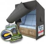 WALDNER Rannatooli kaitsekate Oxford 600D kate Rannatooli kate Presente veekindel talvekindel ilmastikukindel UV-kindel hingav 120 x 90 x 160 B x S x K x K Hall antratsiitne