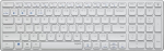 Rapoo E9700M juhtmeta klaviatuur Juhtmeta klaviatuur Lame alumiiniumist disain Keskkonnas&otilde;bralik laetav aku Saksa paigutus QWERTZ PC & Mac - valge