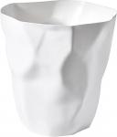 V&auml;ike plastist pr&uuml;gikast Unikaalne ebaregulaarne kortsus kaasaegne pr&uuml;gikast Top avatud pr&uuml;gikast vannituppa, kontorisse, magamistuppa, k&ouml;&ouml;ki (valge)