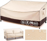 F&J Outdoors Kate aiakohvrile, keskkonnas&otilde;bralik kangas, veekindel, UV-kindel, 3-istmelise pingi kaitsekate, lounge diivaniplaat, v&auml;ljas, lumekaitse talvel, s&uuml;gav iste