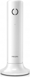 Philips lauatelefon M4501W/01 - kompaktne disain - kvaliteetne heli ja k&auml;ed-vabad k&otilde;ned - telefoniraamat kuni 50 nimega - ECO-režiim - 16 tundi k&otilde;neaega - valge
