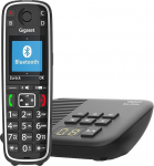 Gigaset E720HX & Box 200A DECT telefonitoru koos laadimisalusega Juhtmeta vanemtelefon Bluetooth ja k&otilde;neleva valimise nupud DECT baas koos automaatvastajaga toetab 6 telefonitoru, mustas toonis