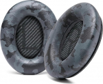 WC Wicked Cushions asendusk&otilde;rvapadjad, mis &uuml;hilduvad Bose QuietComfort 35 (QC35) ja QuietComfort 35ii (QC35ii) k&otilde;rvaklappidega ja muuga - Parem mugavus ja vastupidavus | Black Camo