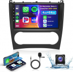 4G 64G podofo 9-tolline autoraadio Bluetooth Mercedes Benz C/GLK klassile W203 W209 C180 C200 C203 C209 A209 2004-2011 Carplay Android auto, WiFi GPS navigatsioon HiFi/RDS/FM DSP, 1280 x 720, AHD tagurdamine