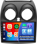 2G + 64G Android 13 autoraadio Nissan Qashqai J10 2006-2016 Apple CarPlay Android auto, 9-tolline puuteekraaniga autoraadio koos GPS-navigatsiooniga Mirror Link WiFi Bluetooth FM/RDS EQ+ tagurduskaamera AHD