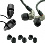 Comply Isolation Plus m&uuml;ra summutav m&auml;luvaht k&otilde;rvaklappide otsikud BandO Play, MEE Audio M6 Pro, Ultimate Ears, Xioami Mi Hybrid ja muud, asendusm&uuml;ra v&auml;hendavad k&otilde;rvaklappide otsikud, Tx-200 (suur) - must, 3 paari