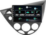 9-tolline IPS Android 14 autoraadio, mis sobib Ford Focus MK1 C170 (1998-2005) - [6G+128G] - Sisseehitatud DSP/Carplay/Android auto 4 LED-kaamera ja mikrofon Bluetoothiga roolijuhtimispuldiga 4G WiFi