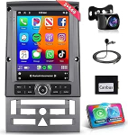 Rimoody 4 Core 64G Android 15 autoraadio Peugeot 407 2004-2011 traadita Carplay Android auto 9.7-tolline puuteekraaniga autoraadio GPS navigatsiooniga WiFi peegel Link Bluetooth FM/RDS/EQ/USB/SWC tagumine vaade